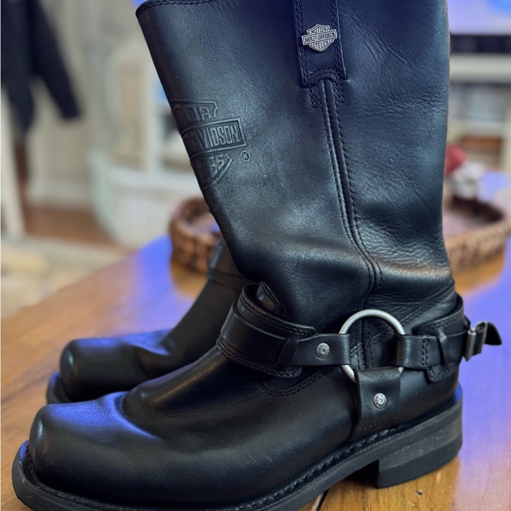 SOLD! Harley-Davidson Men's Black Leather Boots